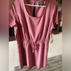 Pink casual dress